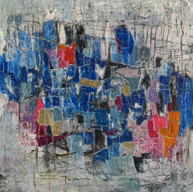 Abstract painting by Canadian artist Anastessia Bettas.