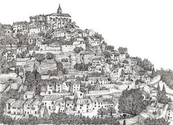 ゴルド　フランス　Gordes　France　Sep 2013