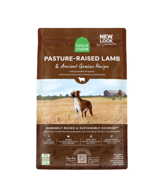 Open Farm anciens grains - Agneau 22 lb