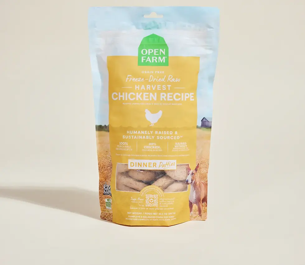 Miniature : Open Farm - Nourriture lyophilisée pour chien en galettes au poulet