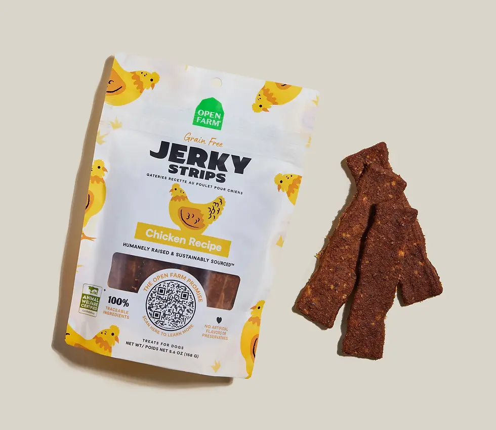 Miniature : Open Farm - Gâteries Jerky au poulet 158 g