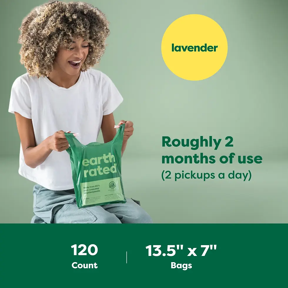 Miniature : Earth Rated - Sacs à crottes à poignée (120 un.)