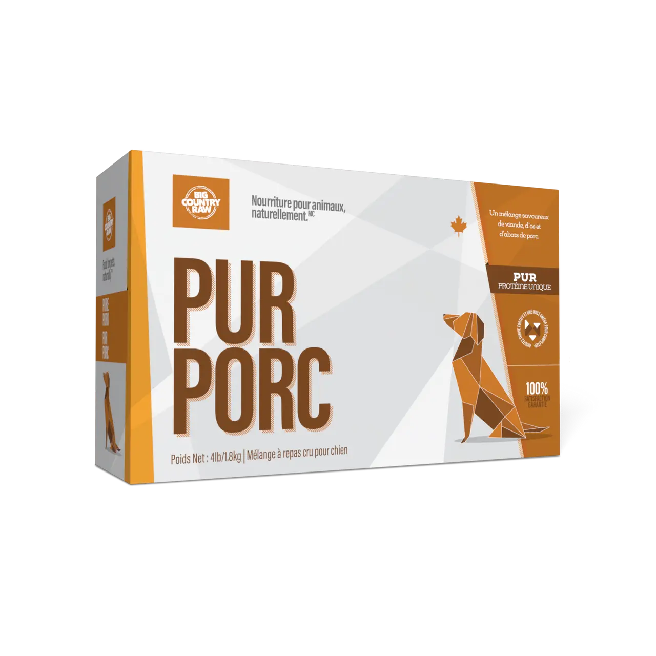 Big Country Raw - Pur porc 4 lb