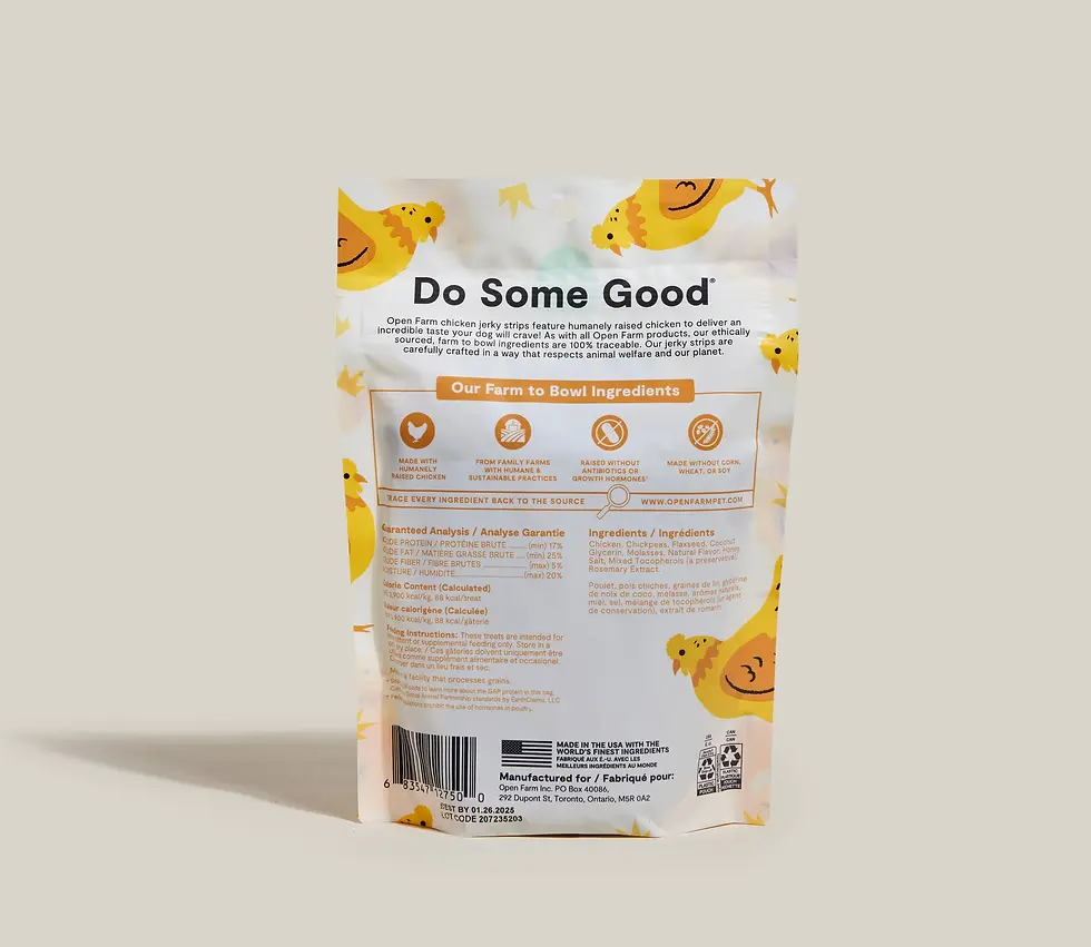 Miniature : Open Farm - Gâteries Jerky au poulet 158 g