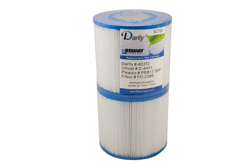 Thumbnail: WW35D / PRB17.5 / SC726 - HOT TUB FILTER (TWIN PACK)