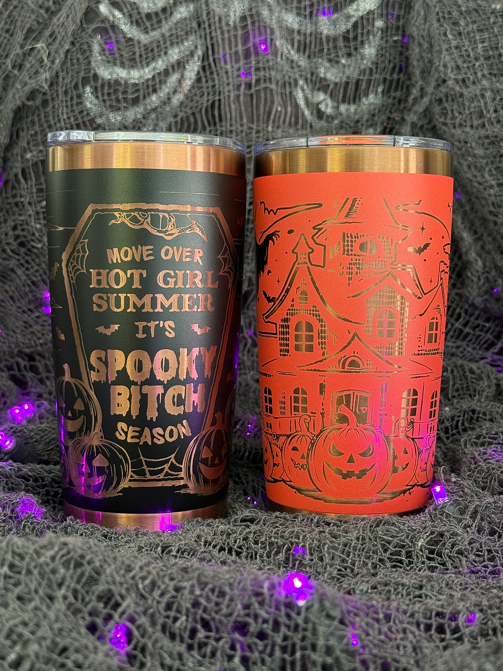Thumbnail: Premium Copper-Plated 20oz Insulated Tumbler | Spooky & Seasonal