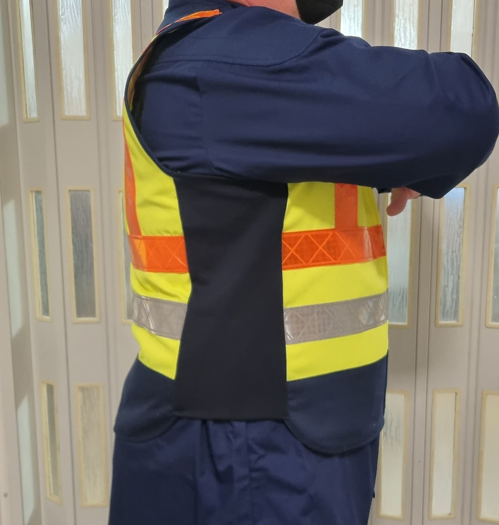 Indexkép: Rendészeti láthatósági mellény, egyedi testalkatra igazodó