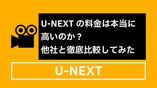 U-NEXTの料金は本当に高いのか？他社と徹底比較してみた