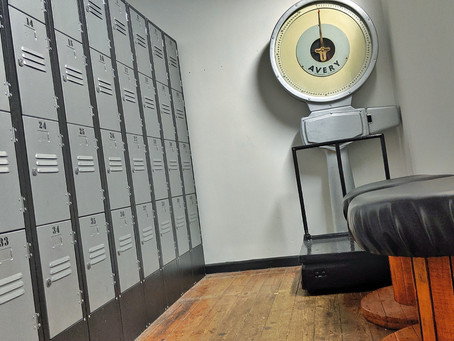 When getting changed, as well as the different guys to have a peep at...spot our new industrial look