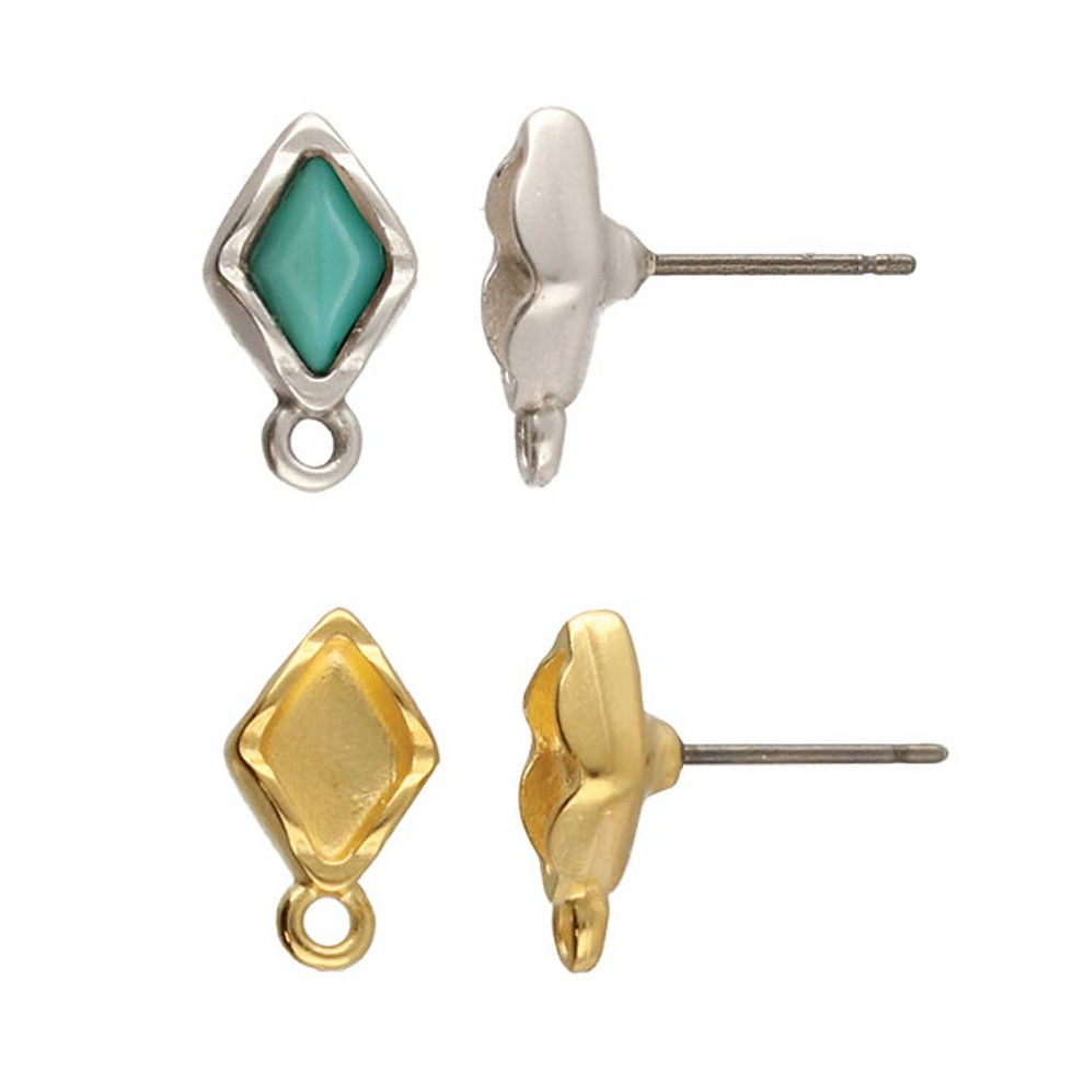 Thumbnail: Fyriplaka  Earrings for Gemduo