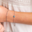 Thumbnail: Turquoise Mini Evil Eye Bracelet in Rose Gold – Protection & Style