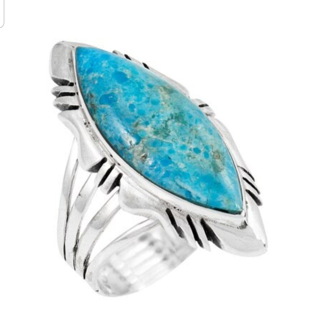 Turquoise Sterling Silver Ring – Nature’s Beauty & Craftsmans