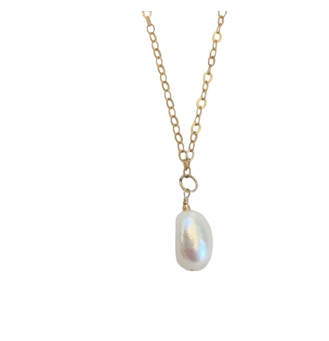 Freshwater Pearl Necklace – Gold Filled