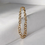 Thumbnail: 18kt Gold Filled Oval Cable Bracelet