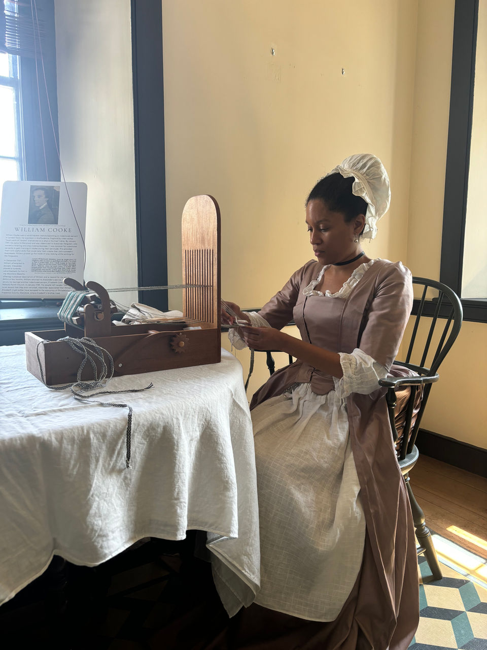 Using a tape loom