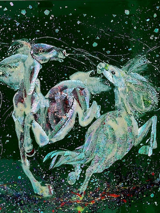 빛의고백 15, 2026, 목판, 혼합칠, 자개, 20호