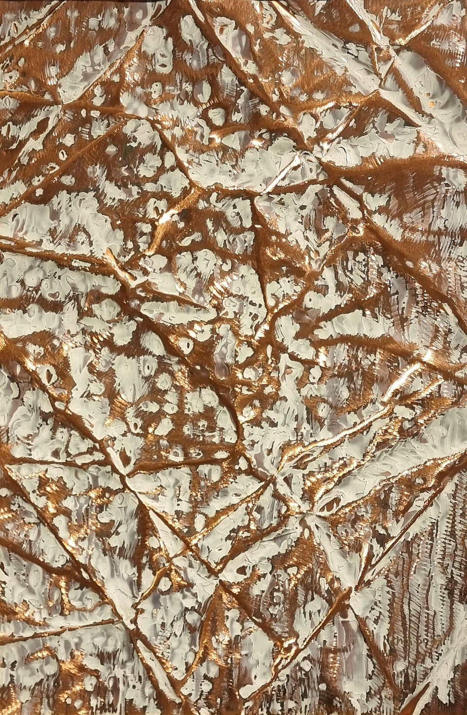 SORI CHOI 崔素里 Visible Sound_ Mixed medial on copper_60x40cm_2023