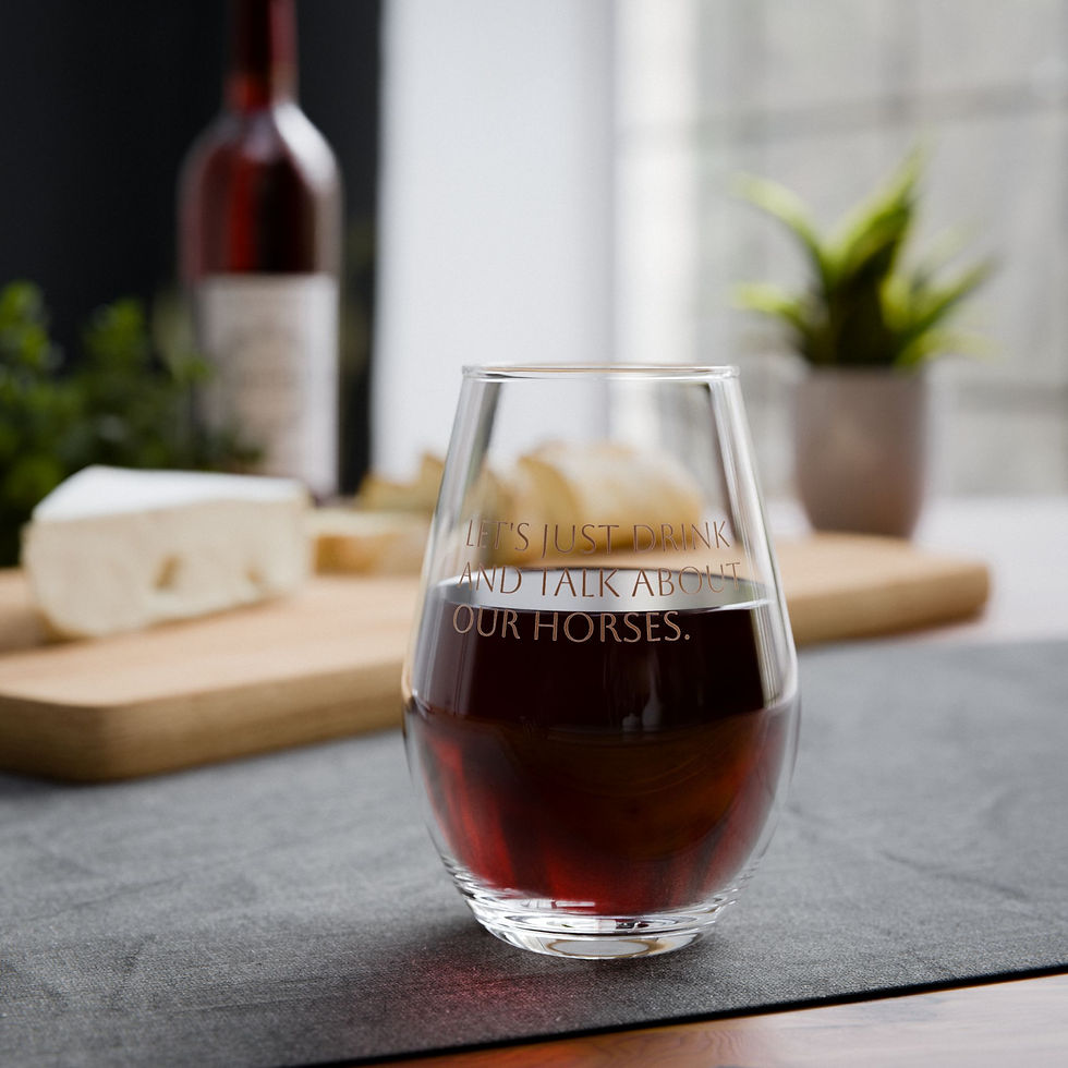 Thumbnail: Let's just drink Stemless Wine Glass | 11.75oz