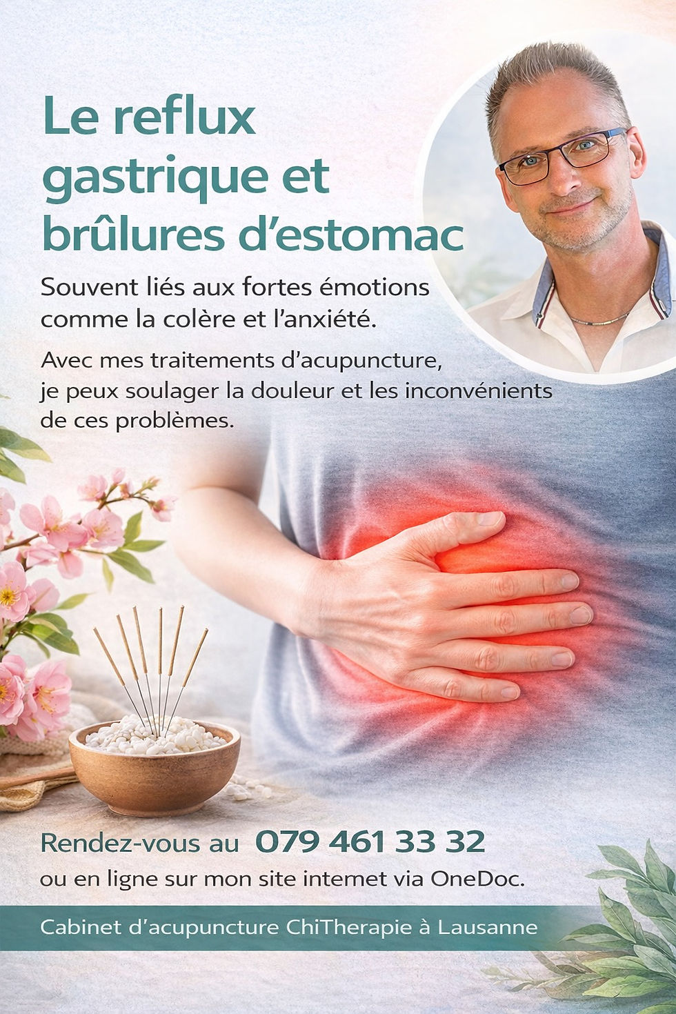 Reflux gastrique-acupuncture-lausanne