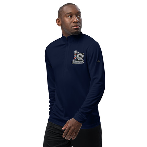 Barbershop Adidas Quarter zip pullover | The Barbershop Clothing