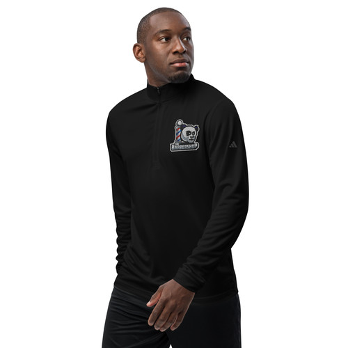Barbershop Adidas Quarter zip pullover | The Barbershop Clothing