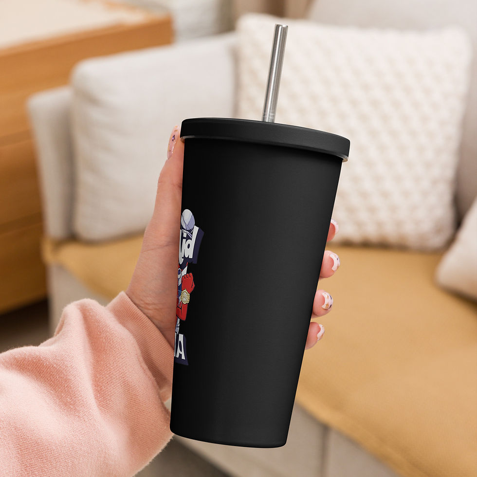 Thumbnail: Cool-Aid Mafia Wrist Up Insulated tumbler with a straw