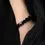 Thumbnail: Black Obsidian Bracelet With Handcrafted Antique Copper Protection Stone Jewelry