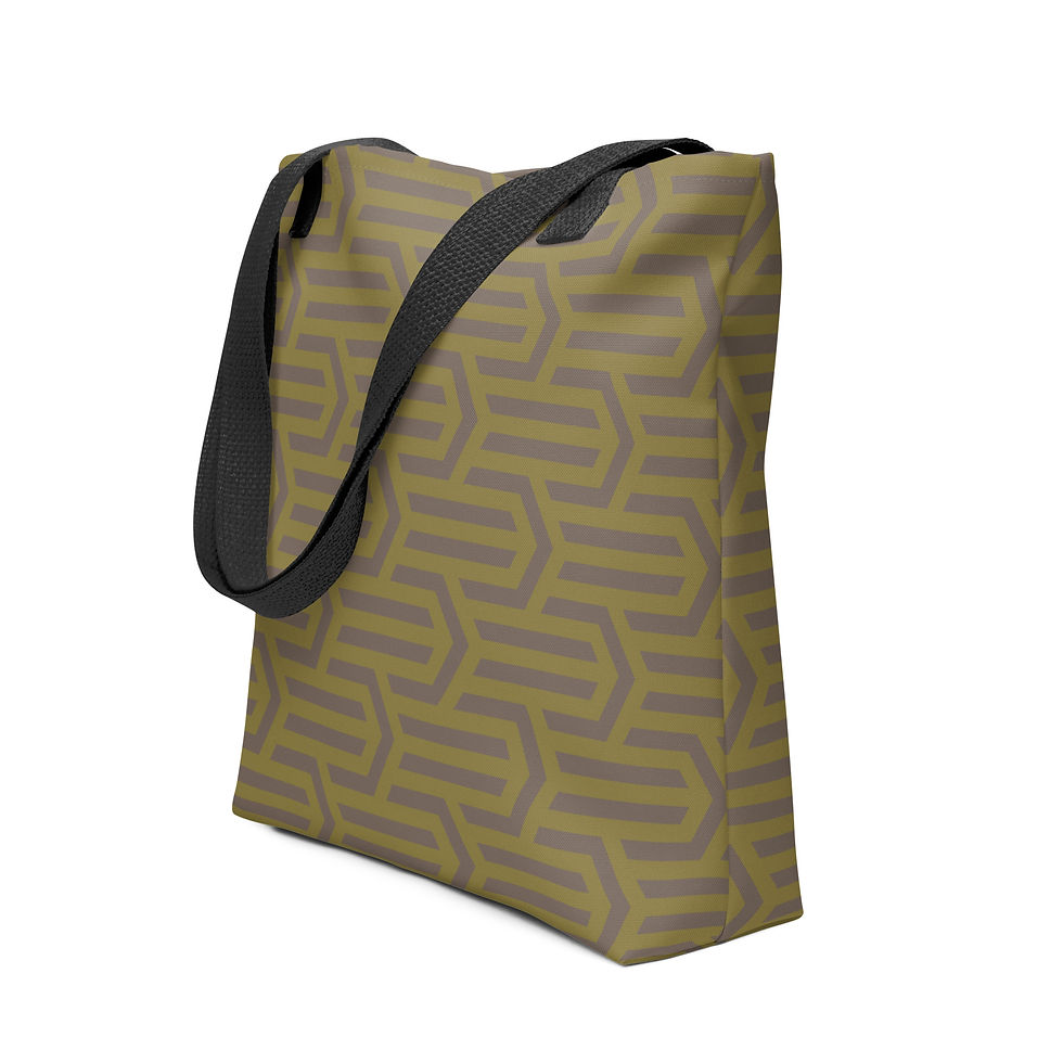 Thumbnail: Patterned Tote Bag: Stylish Shopping Bag