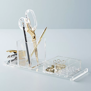 Clear Desk Organizer 