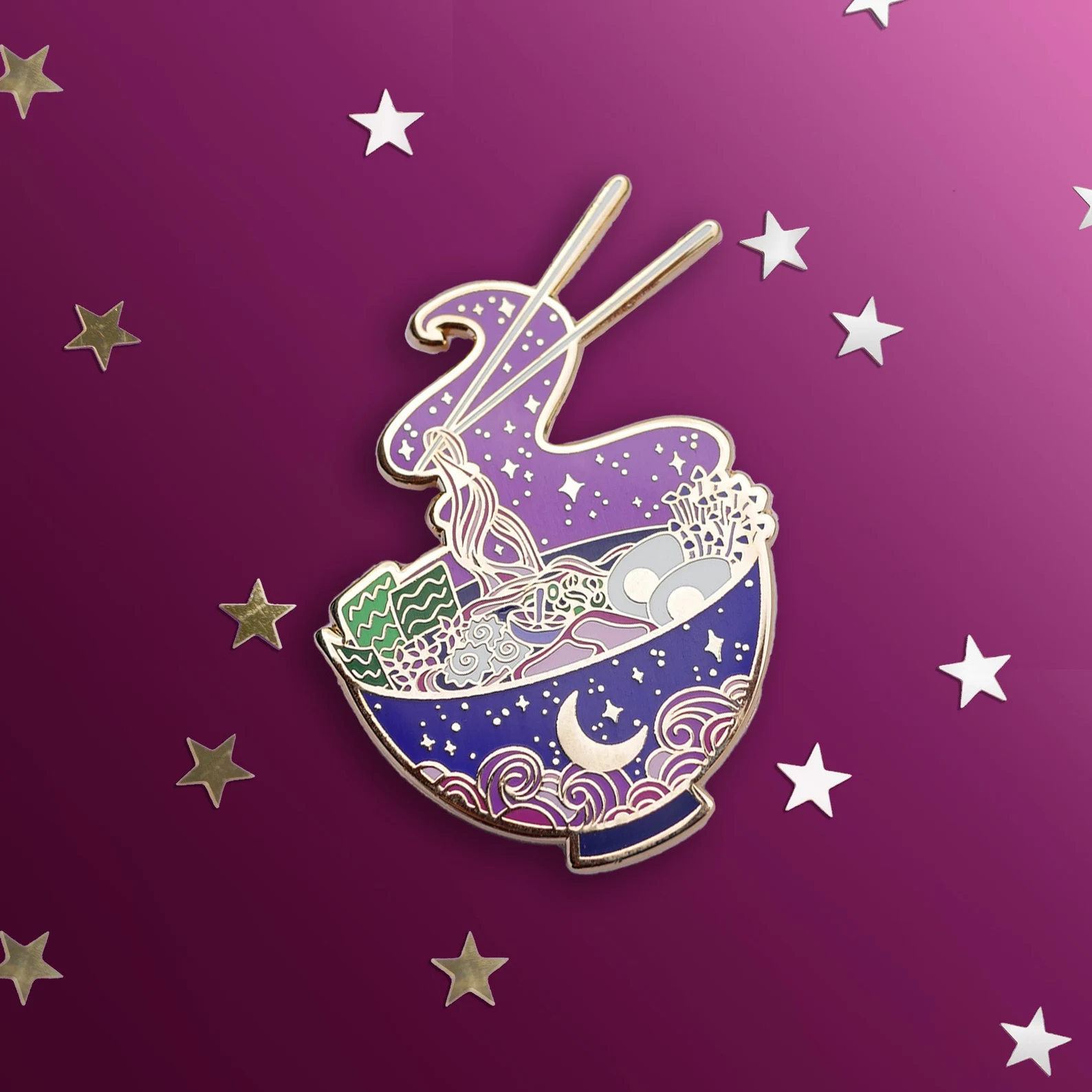 Enchanting Ramen Enamel Pin
