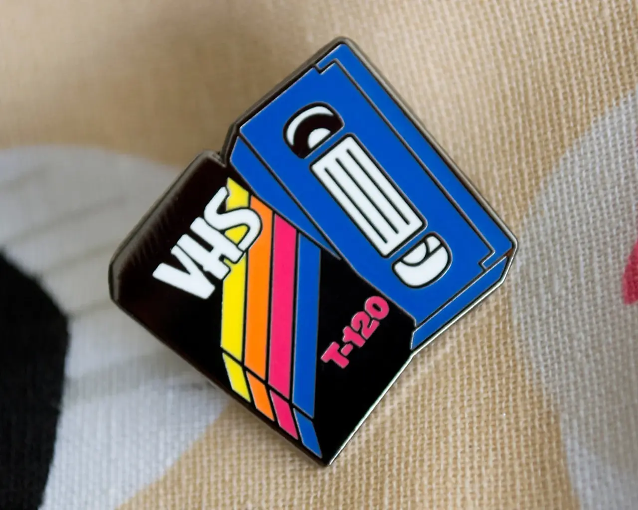 Retro VHS Tape Enamel Pin