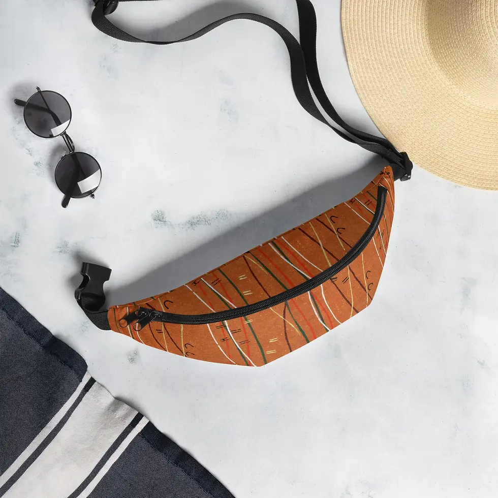 Thumbnail: Sebastian & Clementine Orange Shima-Shima Fanny Pack