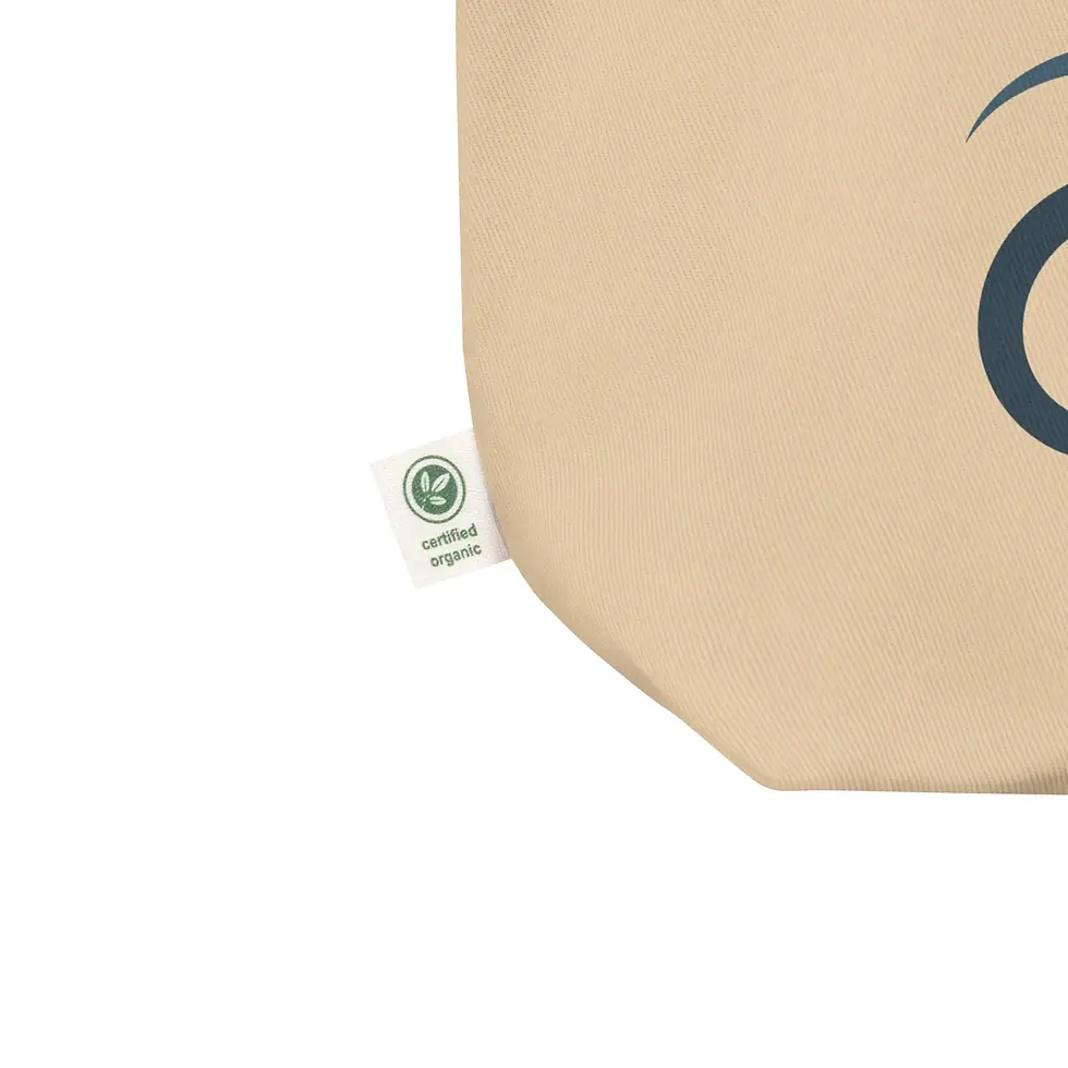 Thumbnail: Just Breathe Organic Cotton Canvas Tote Bag