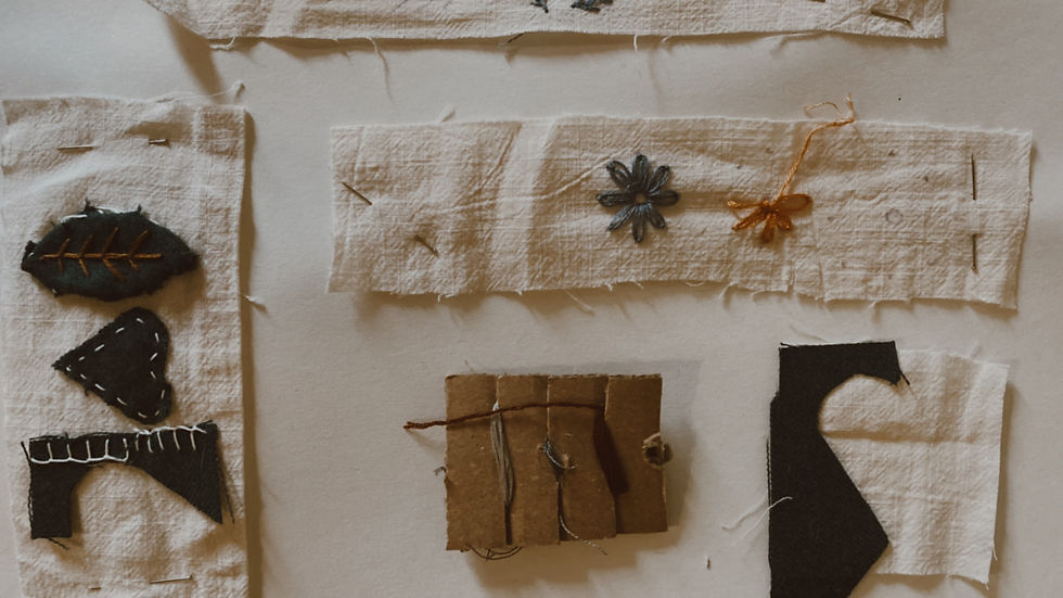 Tests de la technique d'appliqués, un peu brut comme résultat mais avec du potentiel