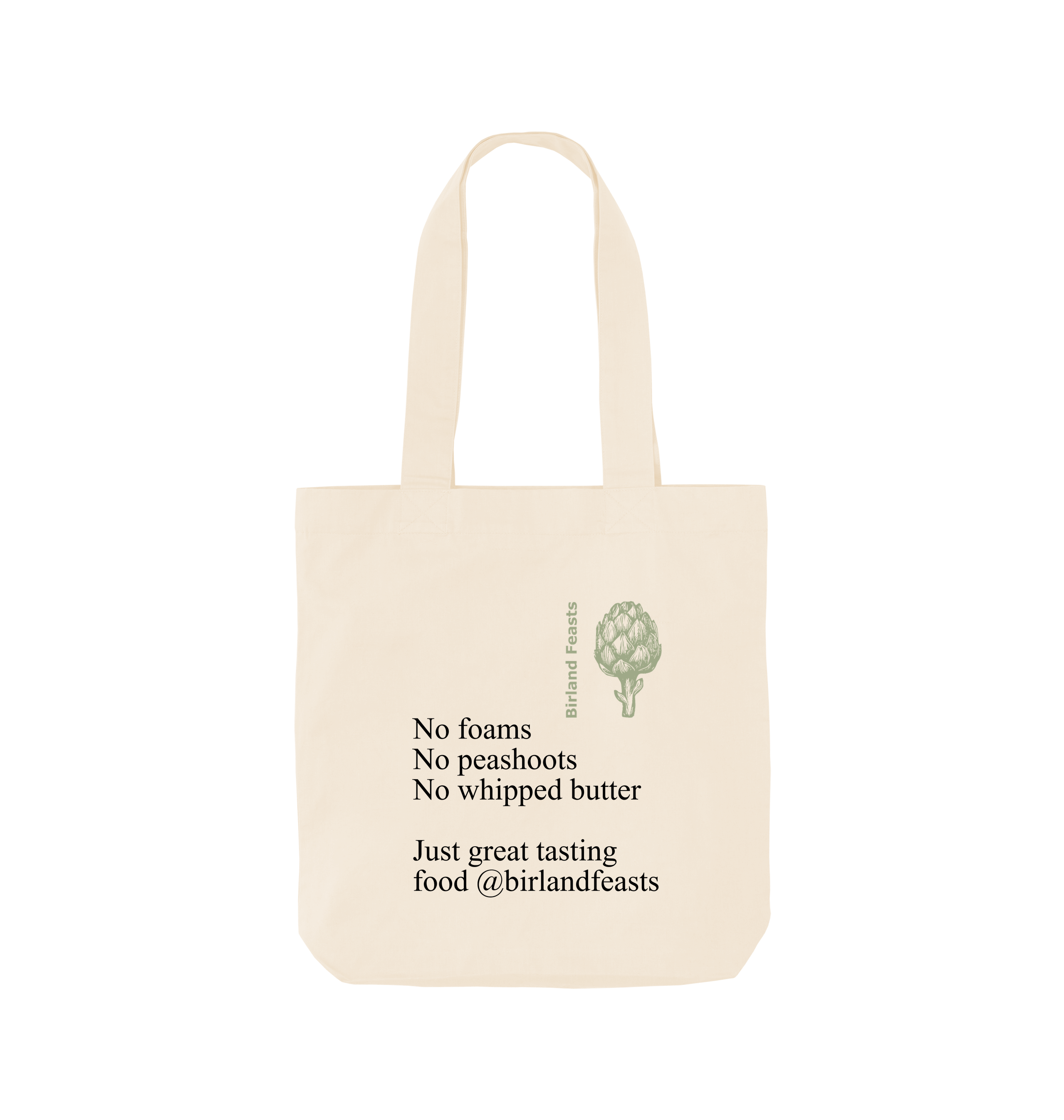 Organic cotton tote bag