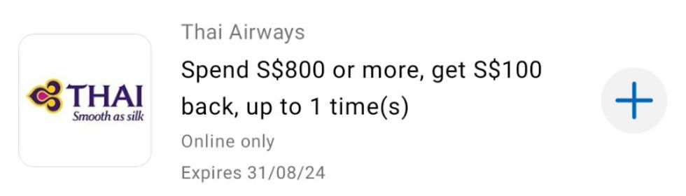 Thai Airways Flight Promotion