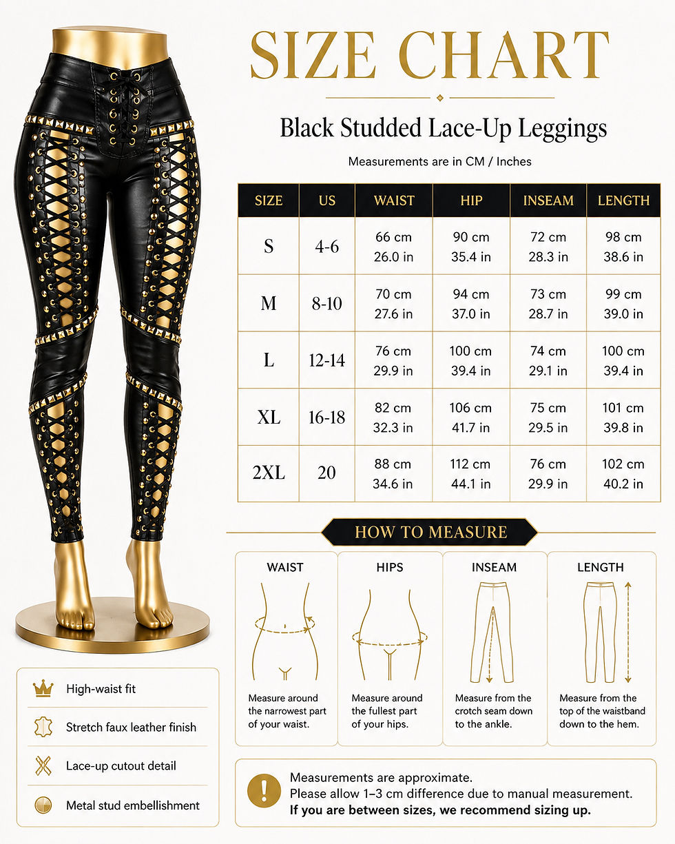 Thumbnail: ✨ Sin City Siren™ Lace-Up Leggings