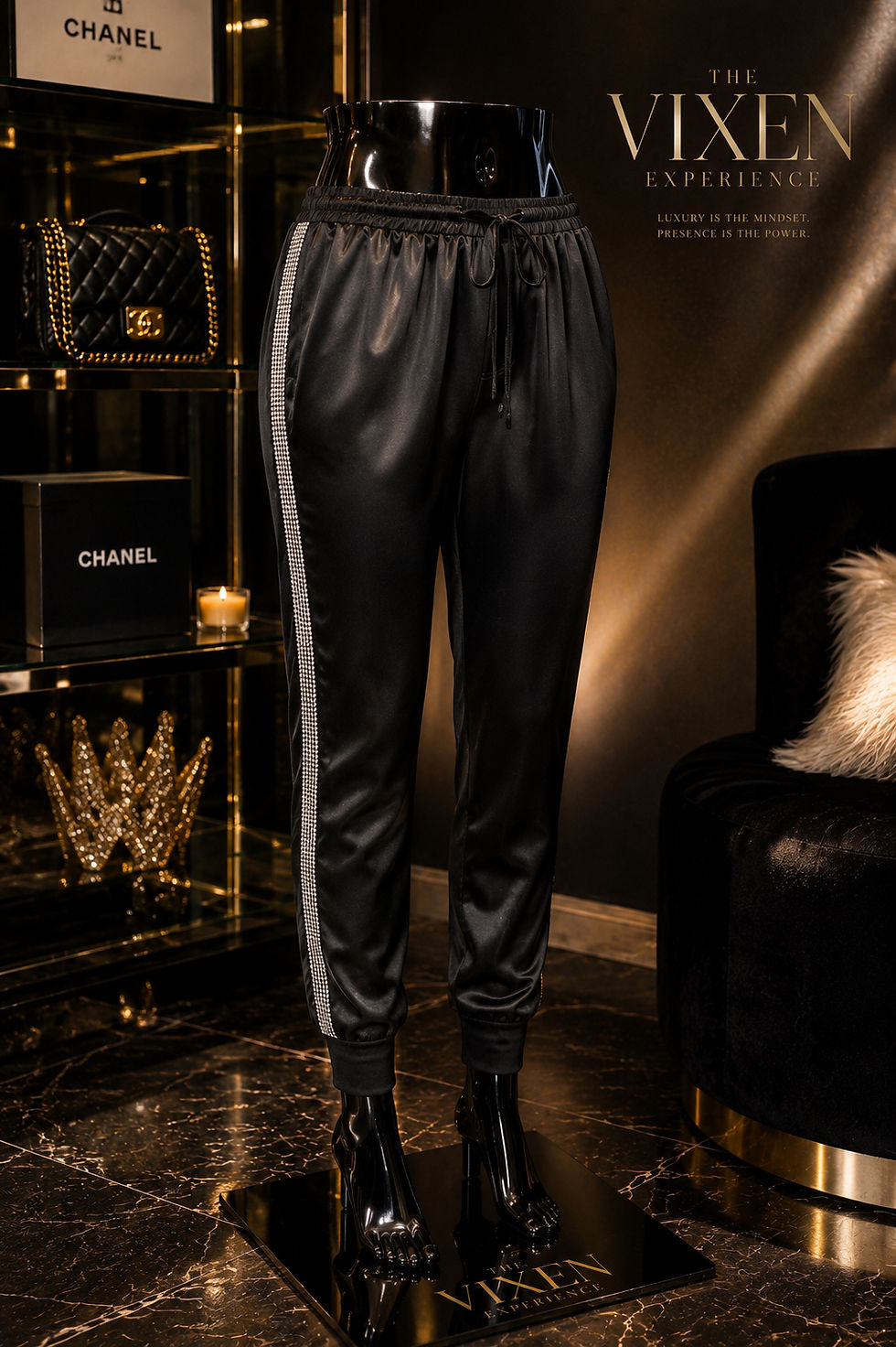 Thumbnail: Noir Dynasty™ Satin Luxe Set