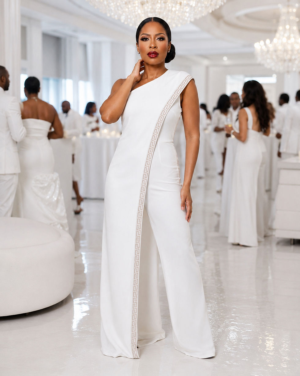 Thumbnail: ✨Vixen Grecian Luxe One-Shoulder Jumpsuit