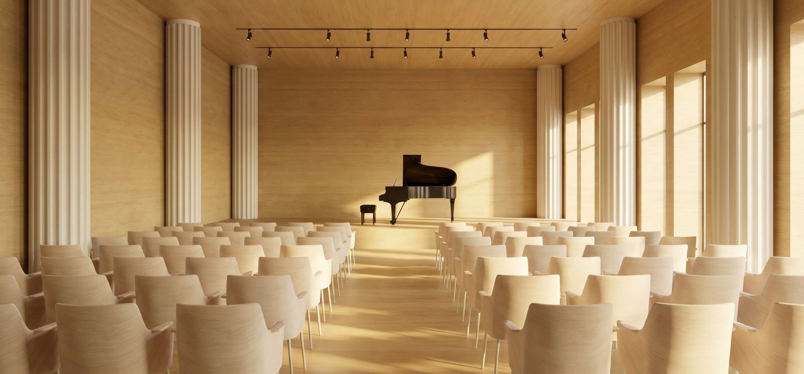 Small concert hall render