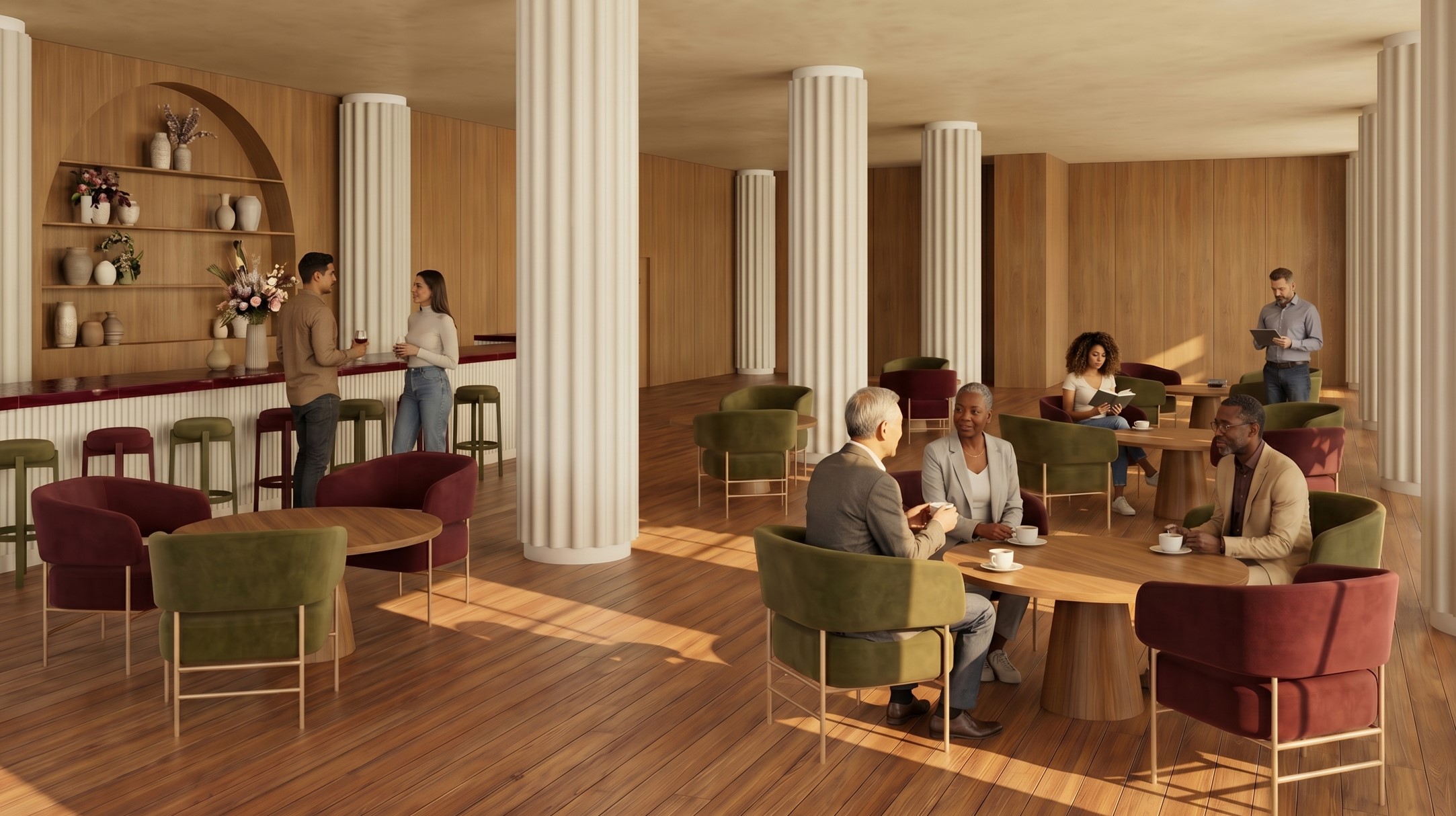 Café render