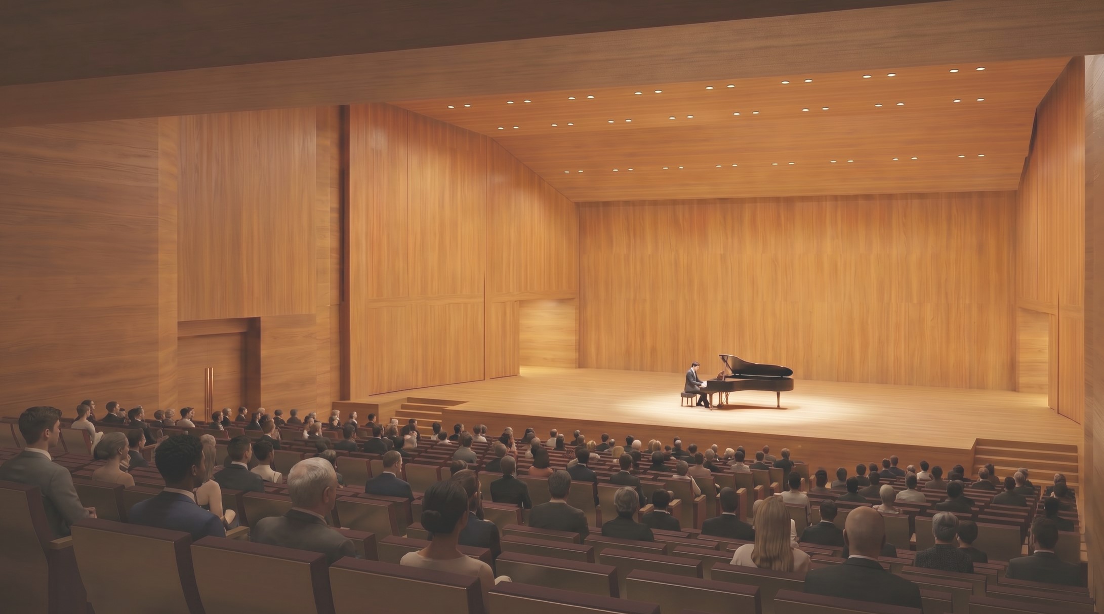 Main concert hall render