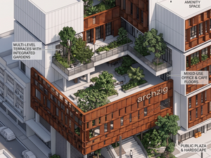 Corten Courtyard Office Building: Exploring AI Assisted Design