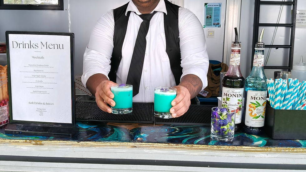 Our bartenders work together with the OPP team to curate and co-create sustainable cocktails and mocktails to soothe the thirst of our event participants!