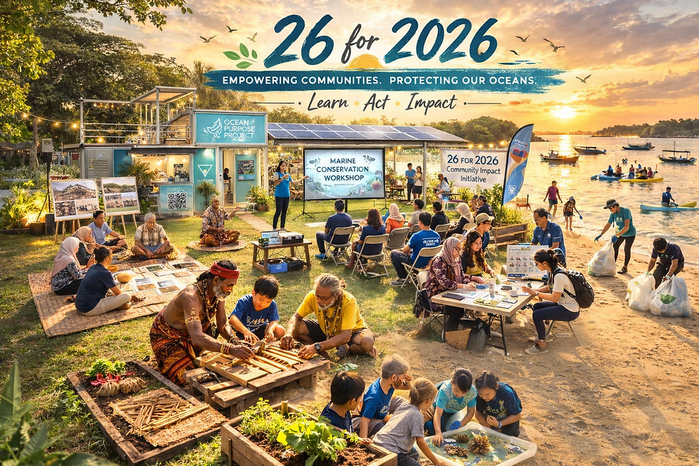 26 for 2026 Initiative: Do you have an Ocean Conservation event but need a venue sponsor?When communities are given the right support — a venue to gather, renewable energy to power their ideas, and a framework to measure impact — small initiatives can evolve into long-term environmental stewardship. Protecting our oceans is not only a global responsibility. It is a local, lived one.
