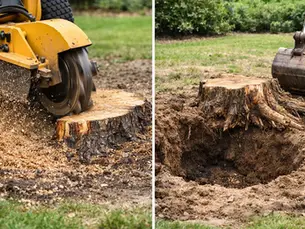 Stump Grinding vs Removal: Which Makes Sense?