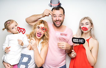 Family Photobooth Photoshoot