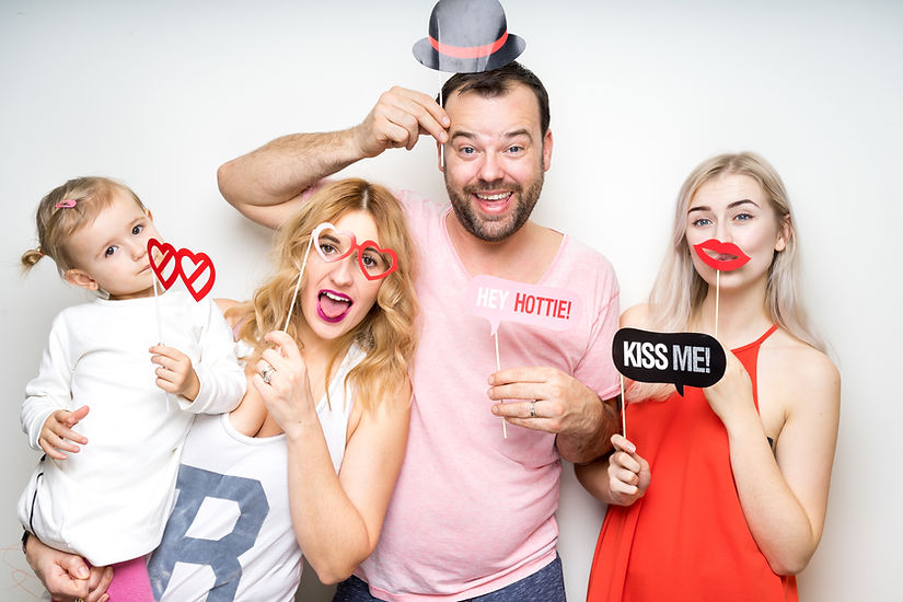 Family Photobooth Photoshoot