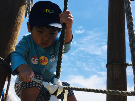 5月１４日(火) ぴかりんくらぶ「園庭であそぼう！」