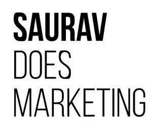 Saurav does marketing blog